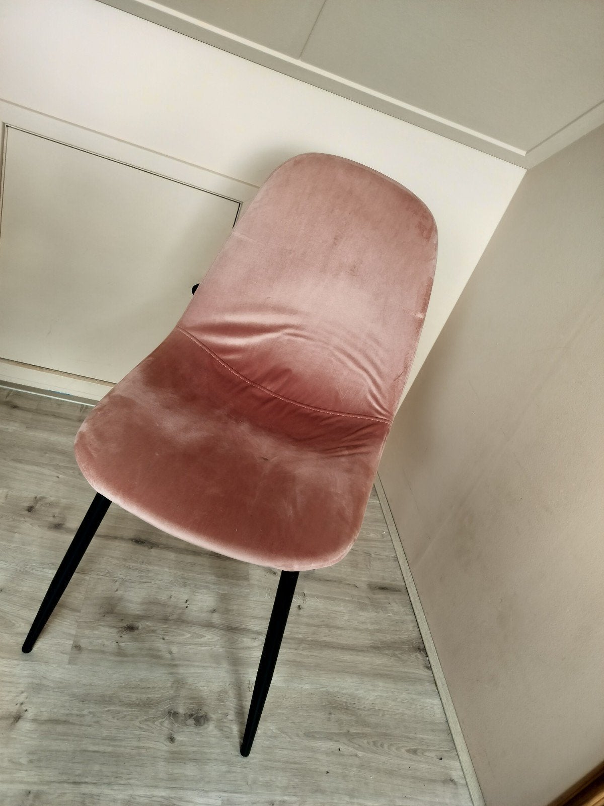 roze bureau/eetkamer stoel, Ophalen, Gebruikt, Overige kleuren, Eén
