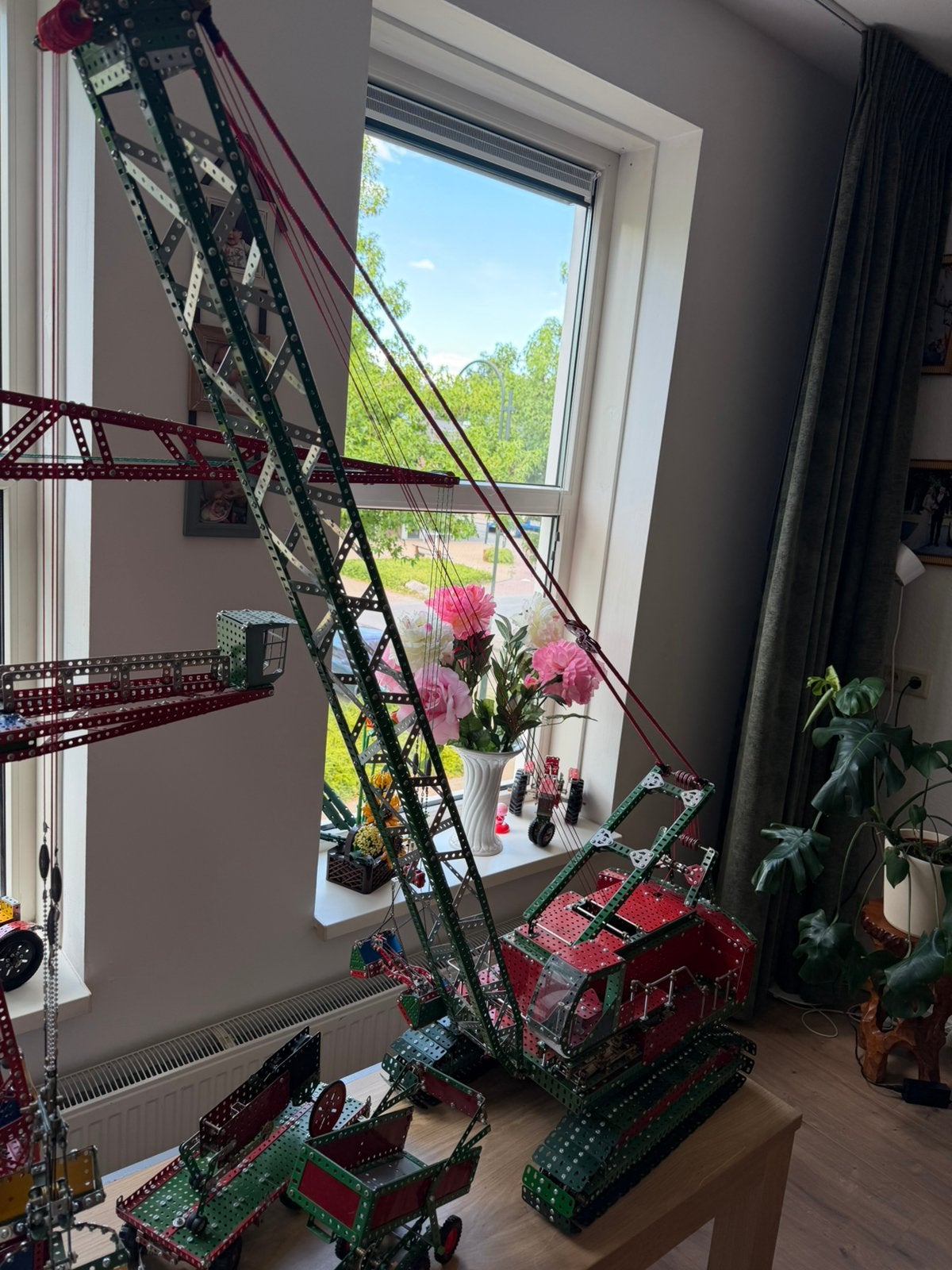 Meccano dragline heel mooi gebouwd, Ophalen, Zo goed als nieuw, Groter dan 1:32