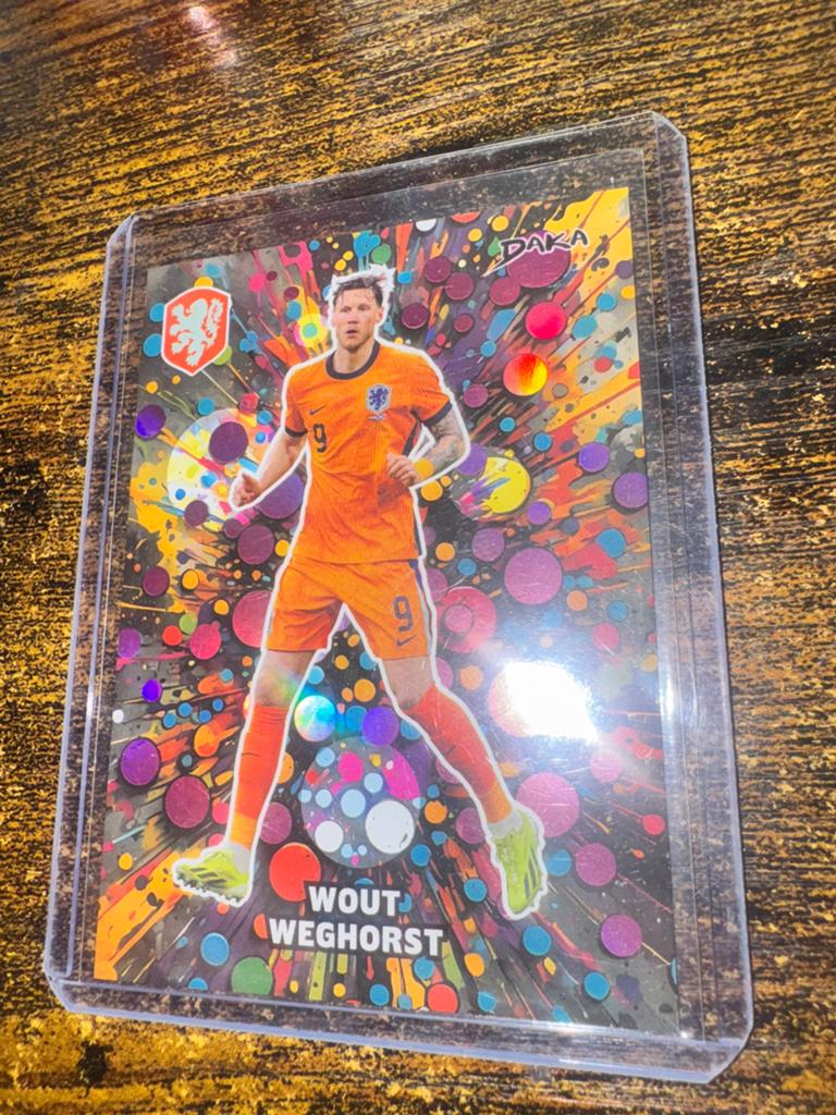 Wout Weghorst 4/99 Nederlands Elftal, Ophalen of Verzenden, Zo goed als nieuw, Overige binnenlandse clubs, Spelerskaart
