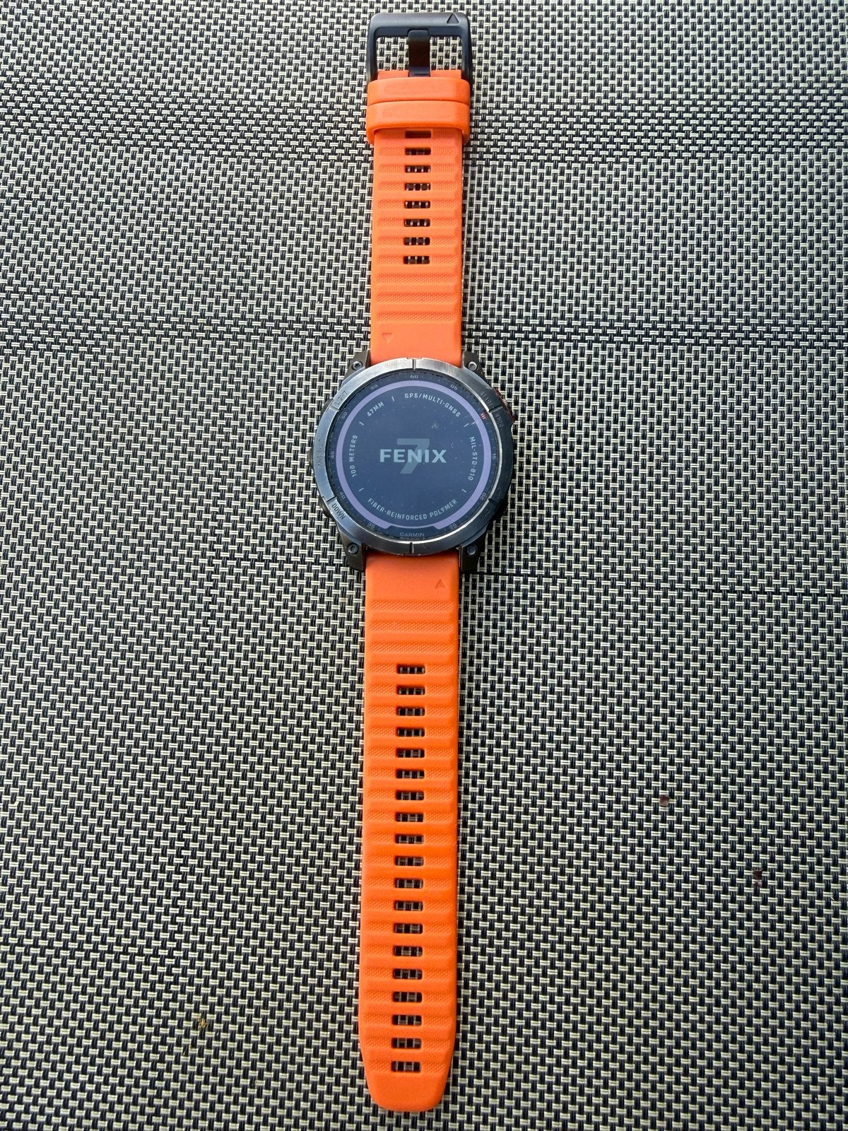 Garmin Fenix 7 Solar, Oranje, Ophalen of Verzenden, Waterdicht, Afstand