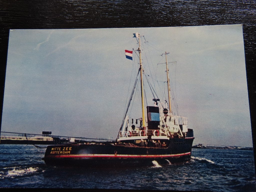 ansichtkaart sleepboot "Witte zee" Smit & co, Verzamelen, Ophalen of Verzenden, Gebruikt, Motorboot, Kaart, Foto of Prent