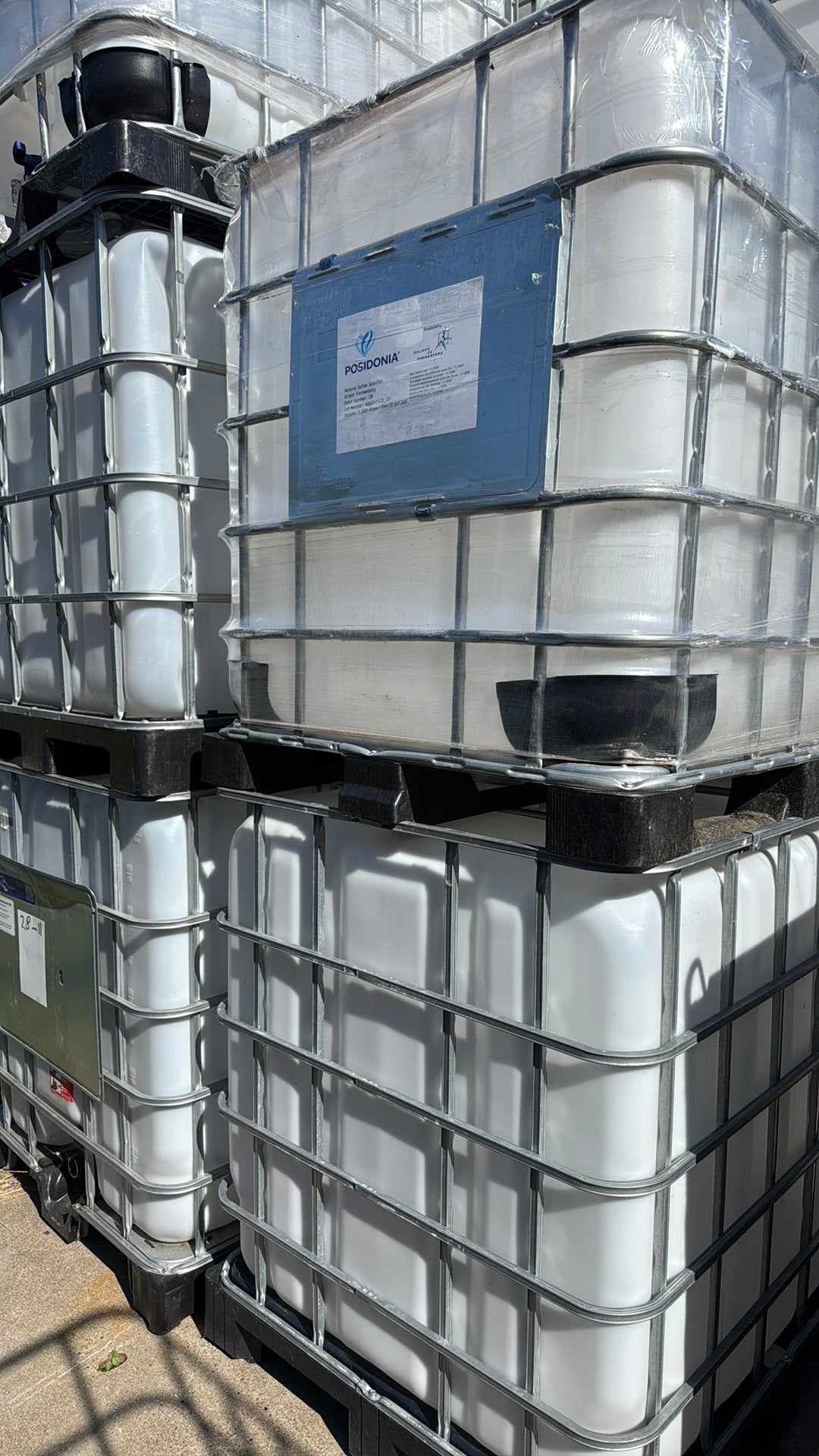 Ibc container ibc kratten 1000l tank, Tuin en Terras, Regentonnen, 150 liter of meer, Ophalen of Verzenden, Zo goed als nieuw