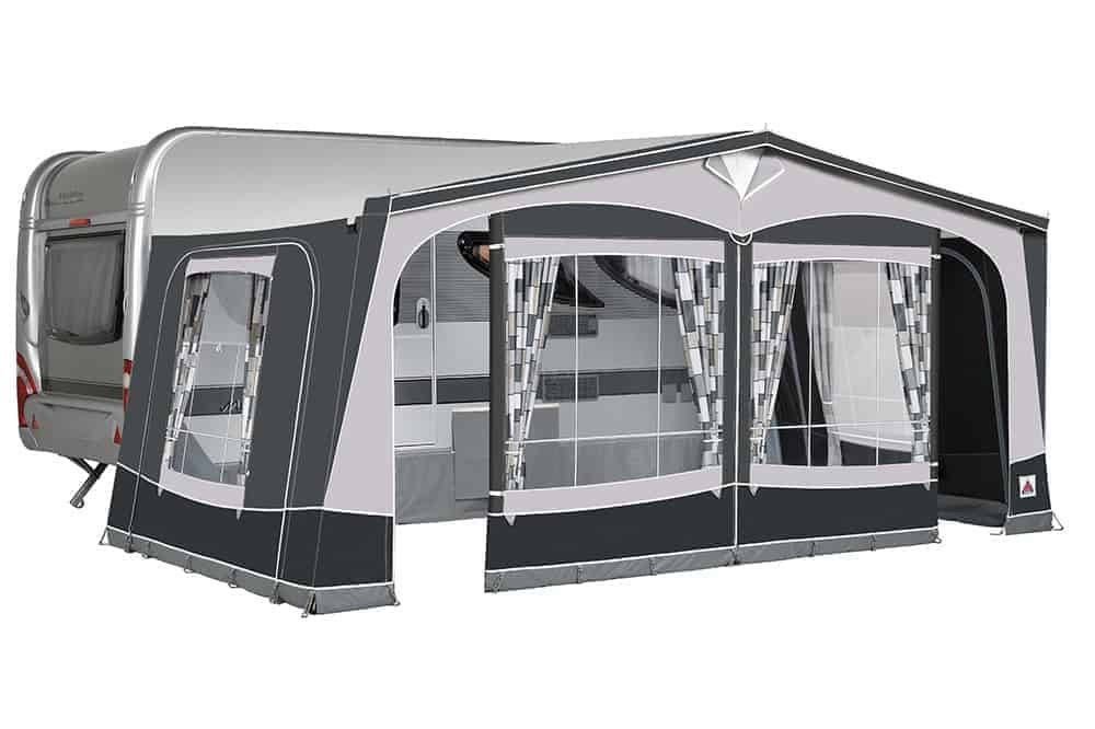 Doréma Garda XL 300 voortent maat 13 incl. Luifel en erker, Ophalen, Gebruikt, Ten Cate All Season 240g/m2, Dorema