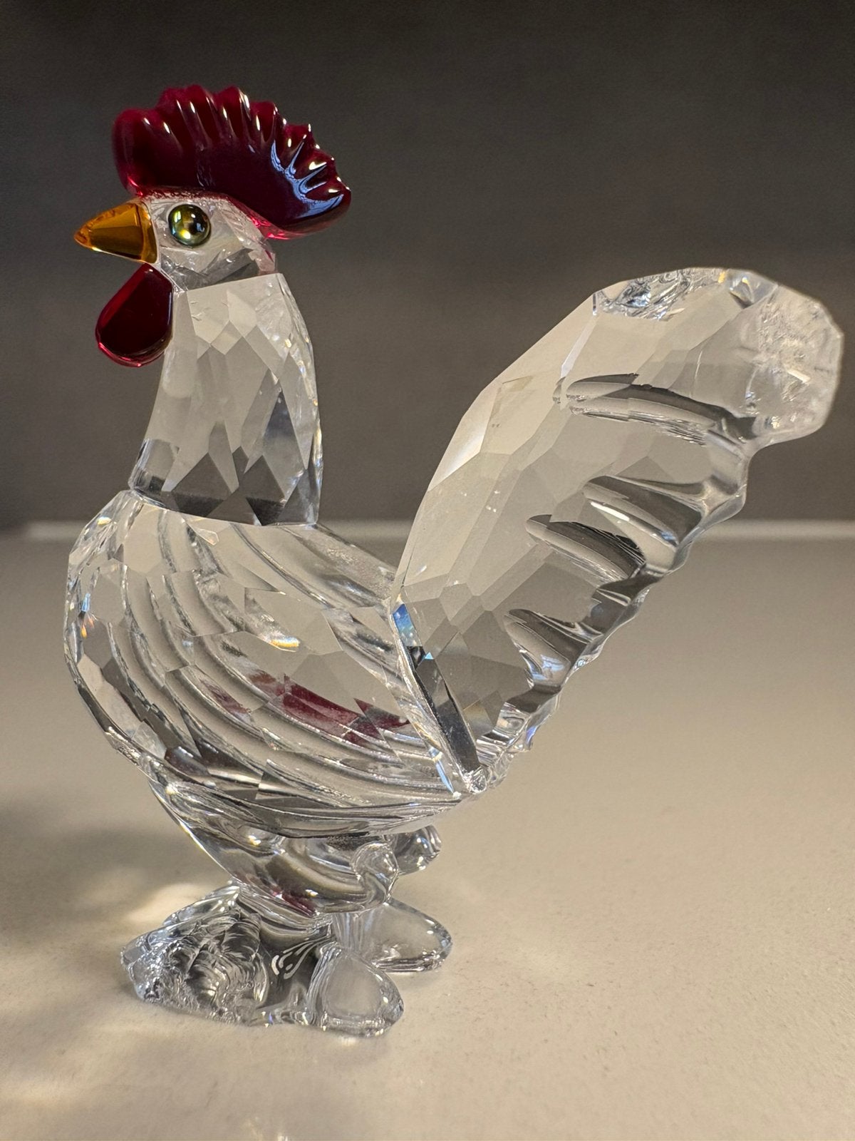 Swarovski Kristal - Haan, Verzamelen, Swarovski, Ophalen of Verzenden, Zo goed als nieuw, Figuurtje