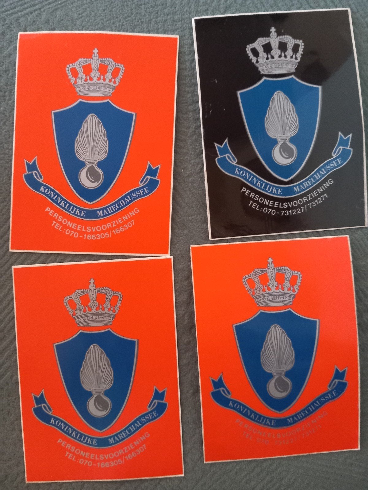 stickers Koninklijke Marechaussee personeelsvoorziening, Verzamelen, Ophalen of Verzenden, Marechaussee, Nederland, Overige typen