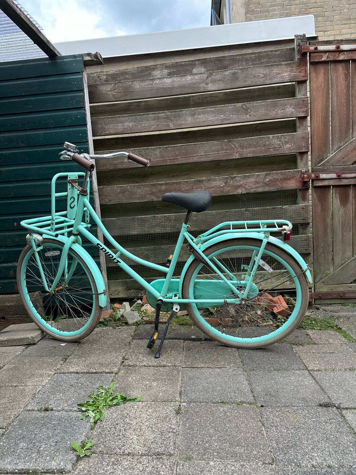 Spirit transportfiets - Mintgroen, Fietsen en Brommers, Fietsen | Dames | Damesfietsen, Ophalen, Terugtraprem, Sparta, Gebruikt