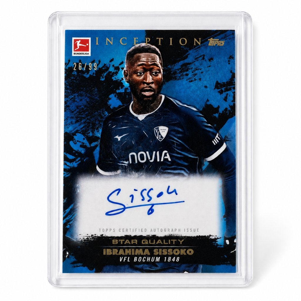 Ibrahima Sissoko Topps Inception Auto /99 26/99 Bundesliga, Ophalen of Verzenden, Zo goed als nieuw