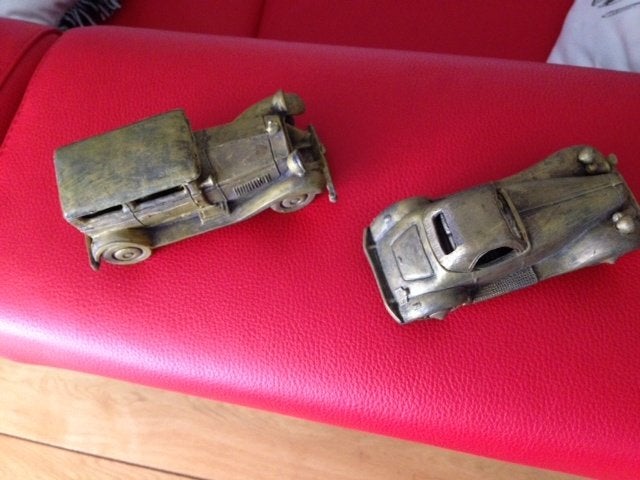 2 Oldtimers beton, Ophalen of Verzenden, Nieuw, Auto