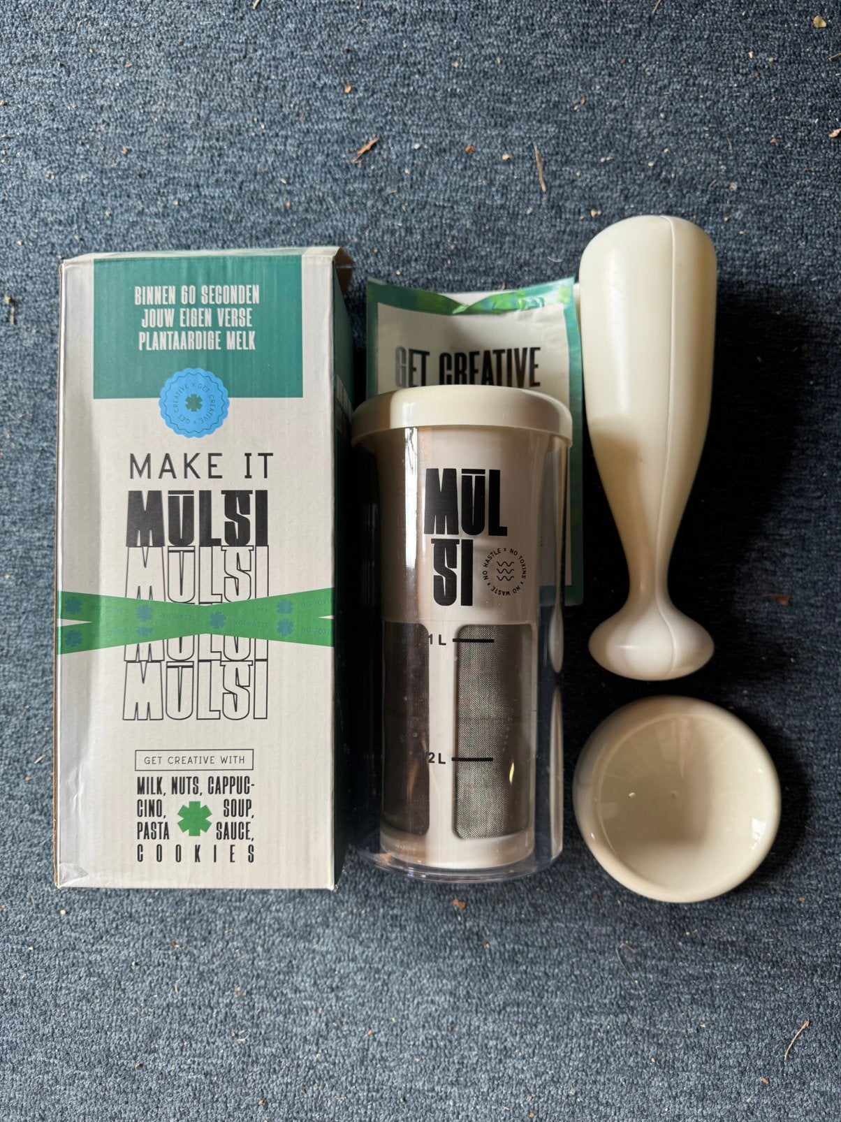 Mulsi original - plantaardige melk maker, Ophalen of Verzenden, Zo goed als nieuw