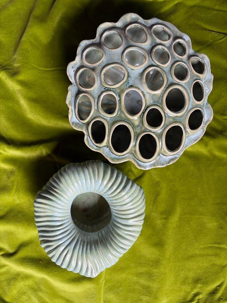 Daan Kromhout vazen, Huis en Inrichting, Ophalen of Verzenden, Overige kleuren, Glas, Minder dan 50 cm