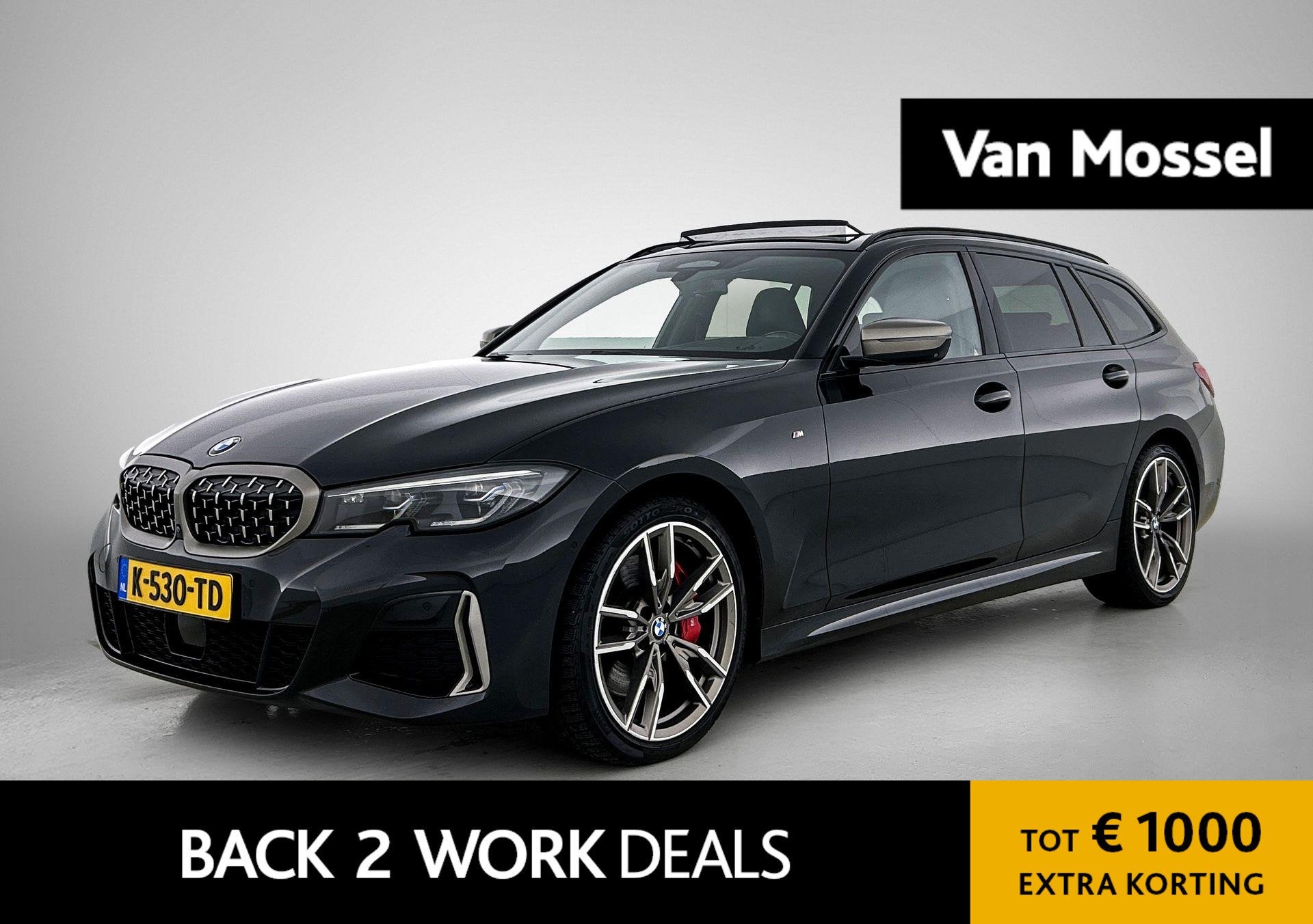 BMW 3-serie Touring M340i xDrive High Executive | PANORAMADA, Auto's, Automaat, Euro 6, Zwart, Vierwielaandrijving