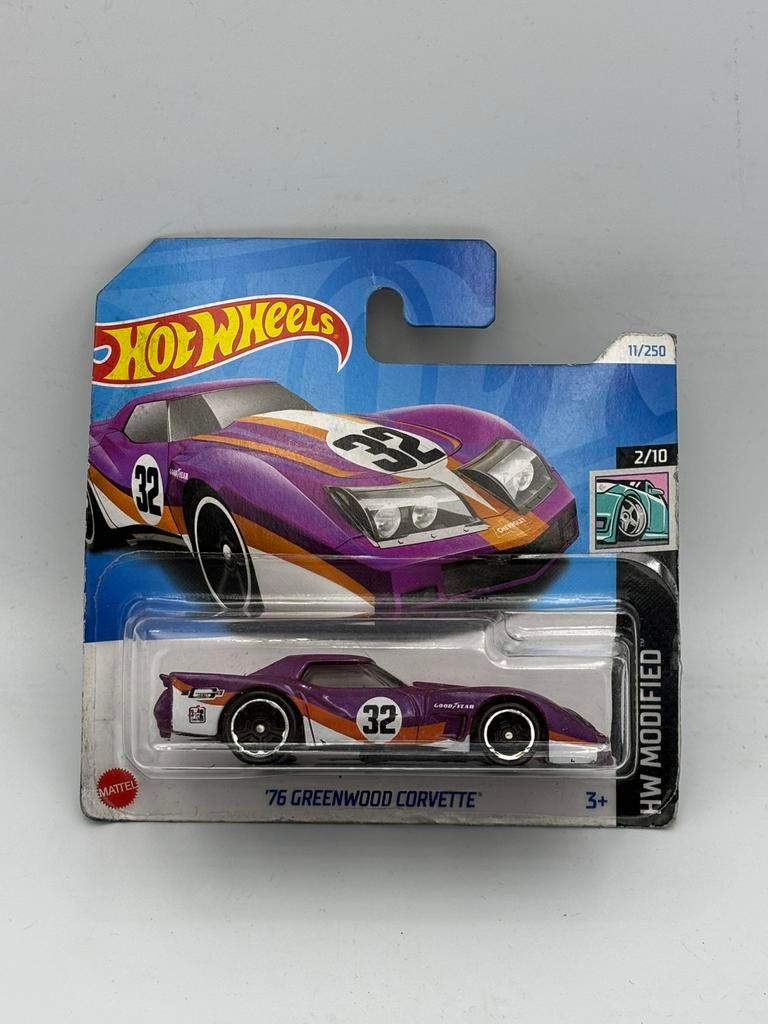 Hot Wheels ‘76 Greenwood Corvette, Ophalen of Verzenden, Nieuw, Auto