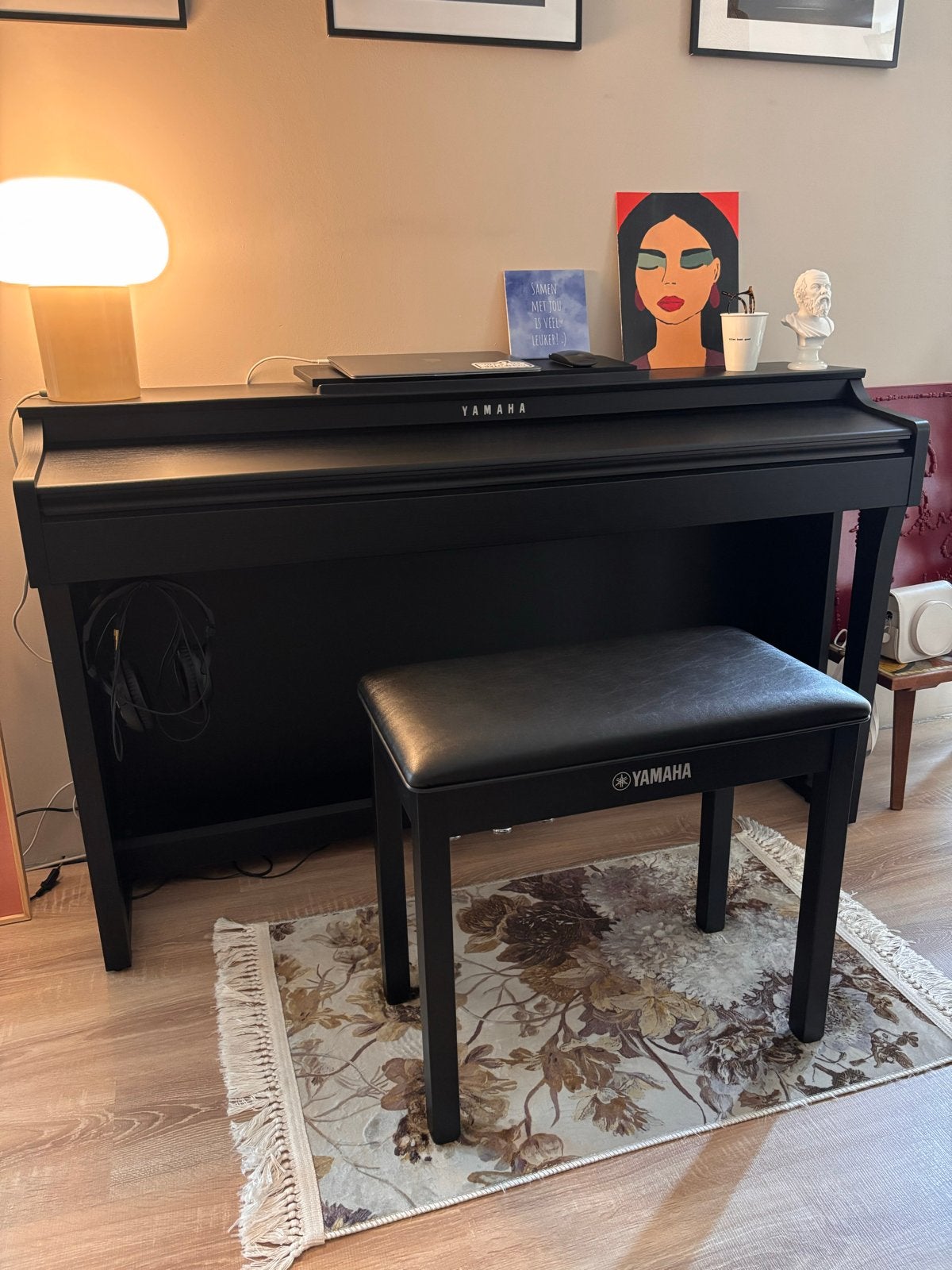 Yamaha Clavinova CLP-625, Ophalen, Zwart, Digitaal, Zo goed als nieuw