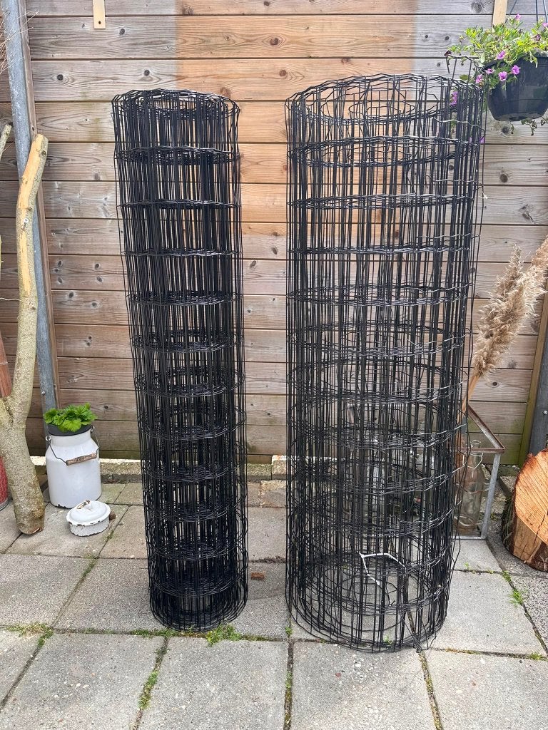 Tuingaas zwart, Ophalen, Zo goed als nieuw, 10 tot 20 meter, Gaas