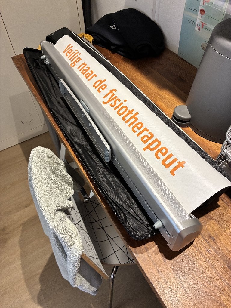 Banner gebruikt, Ophalen, Gebruikt, Reclamebord