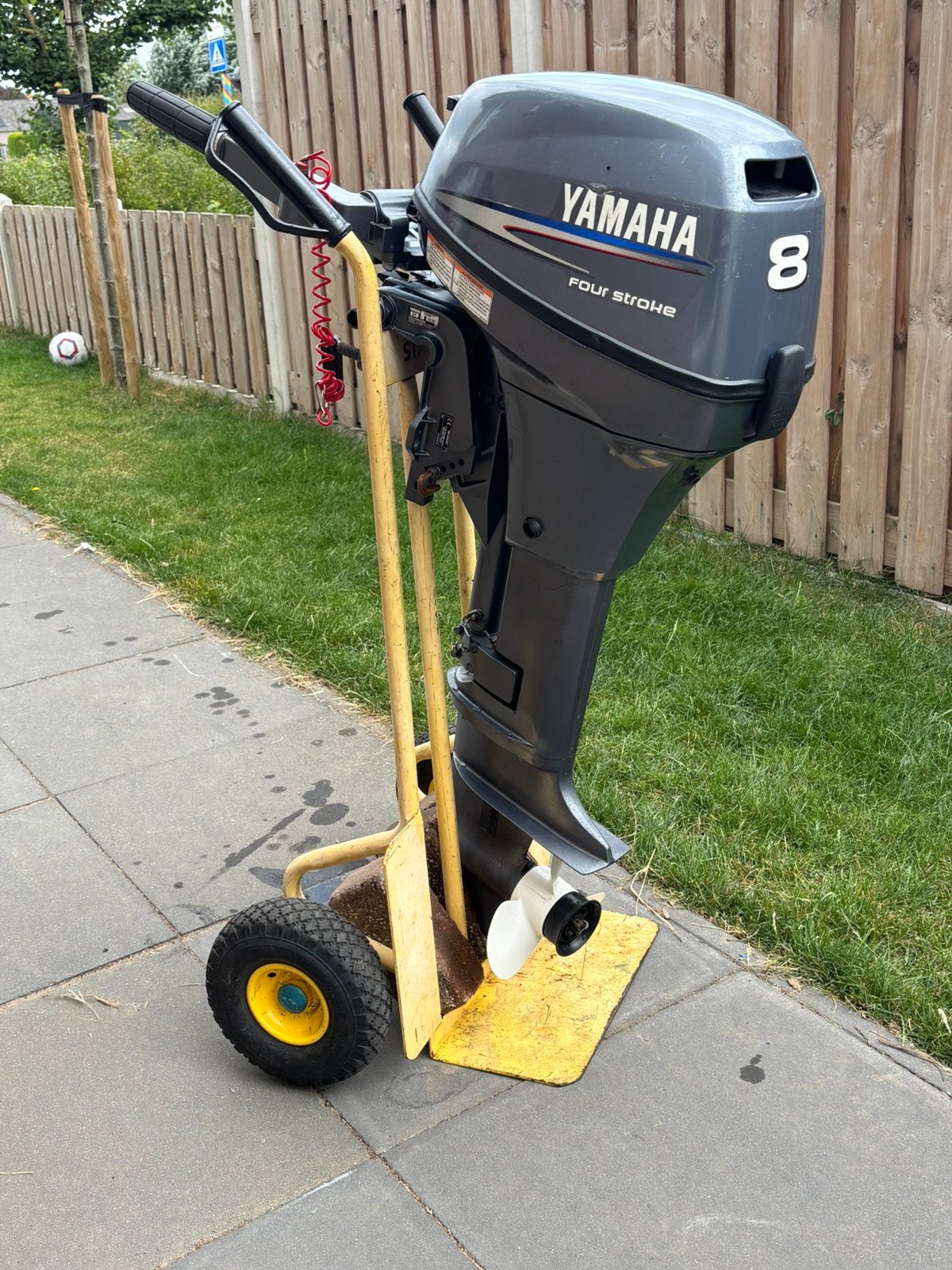 Te koop: yamaha 8 pk 4 takt langstaart, Watersport en Boten, 5 tot 10 pk, Viertaktmotor, Ophalen of Verzenden, Zo goed als nieuw