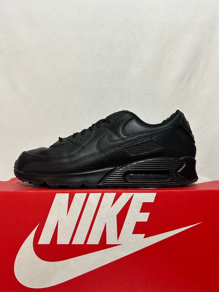 ALS NIEUW! Maat 45 - Nike Air Max 90 Leather Triple Black