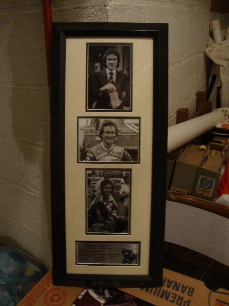 Barry Sheene commemorative wall picture, Verzamelen, Ophalen of Verzenden, Zo goed als nieuw, Motoren