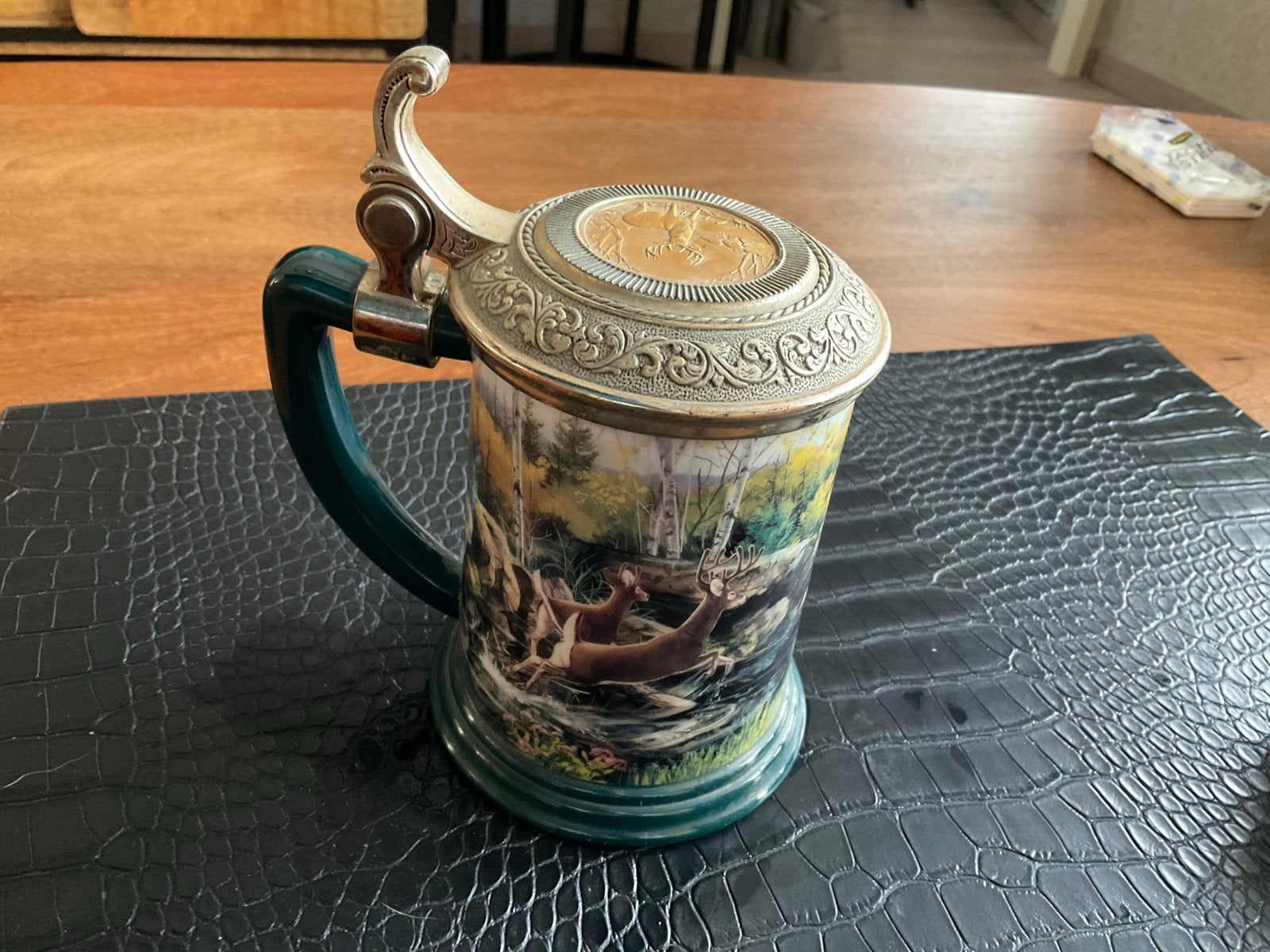 Franklin Mint At River's Edge Collector Tankard Rick Fields, Ophalen of Verzenden