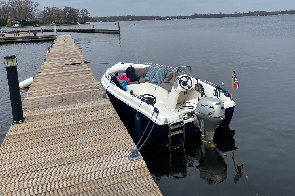 Clever 460 Console boot (sloep), Watersport en Boten, Sloepen, Ophalen, Consoleboot, Gebruikt, 1.95 meter