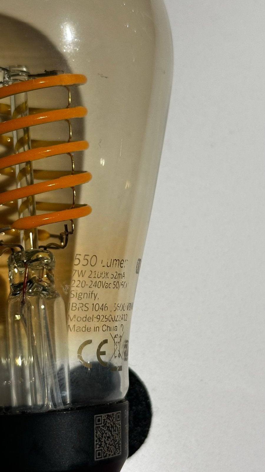 Philips Hue White E27 LED Filament Lamp 7W 2100K, Overige kleuren, Glas, Dimbaar, Modern