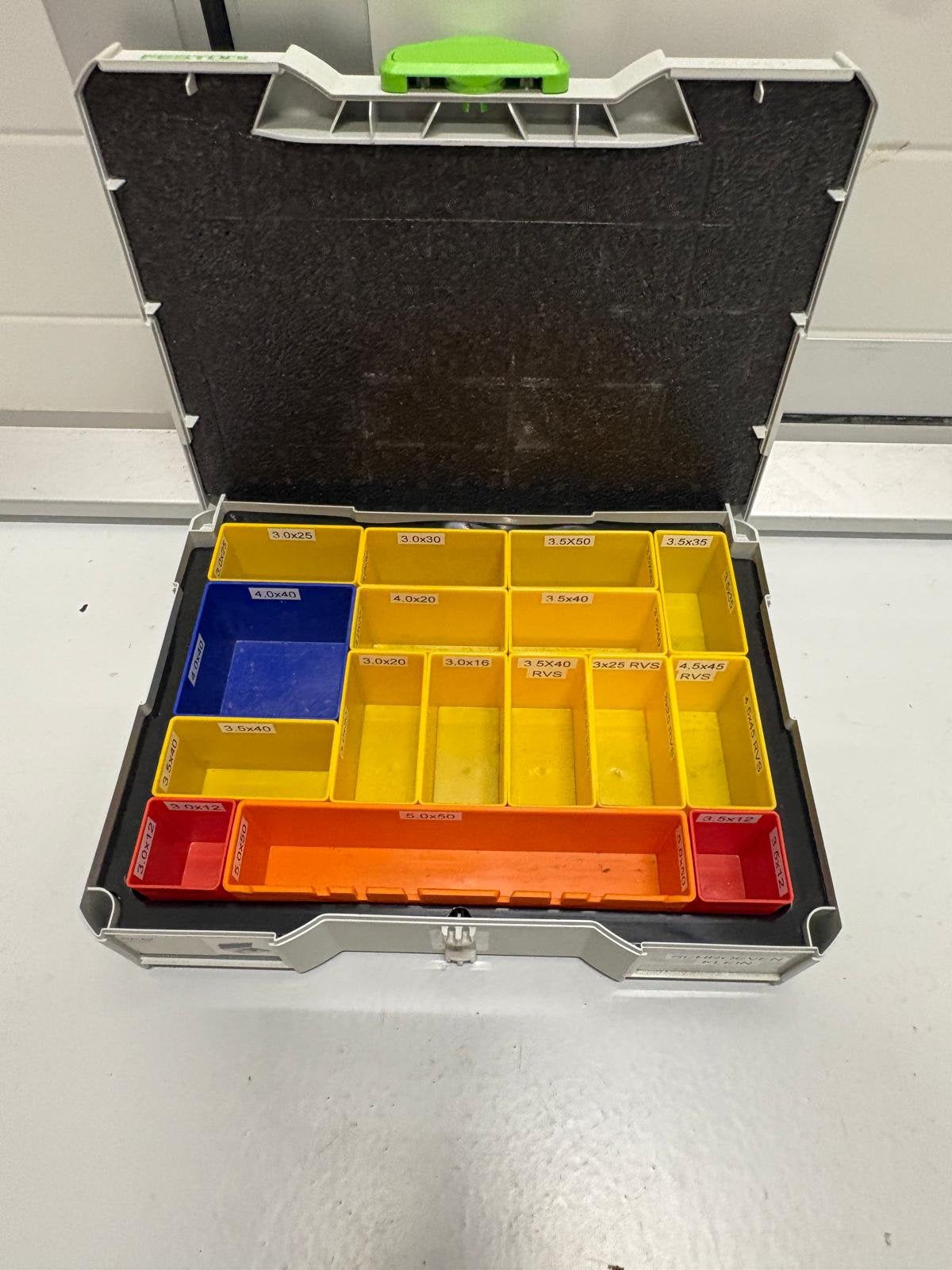 Festool Systainer Organizer met gekleurde bakjes, Ophalen, Zo goed als nieuw