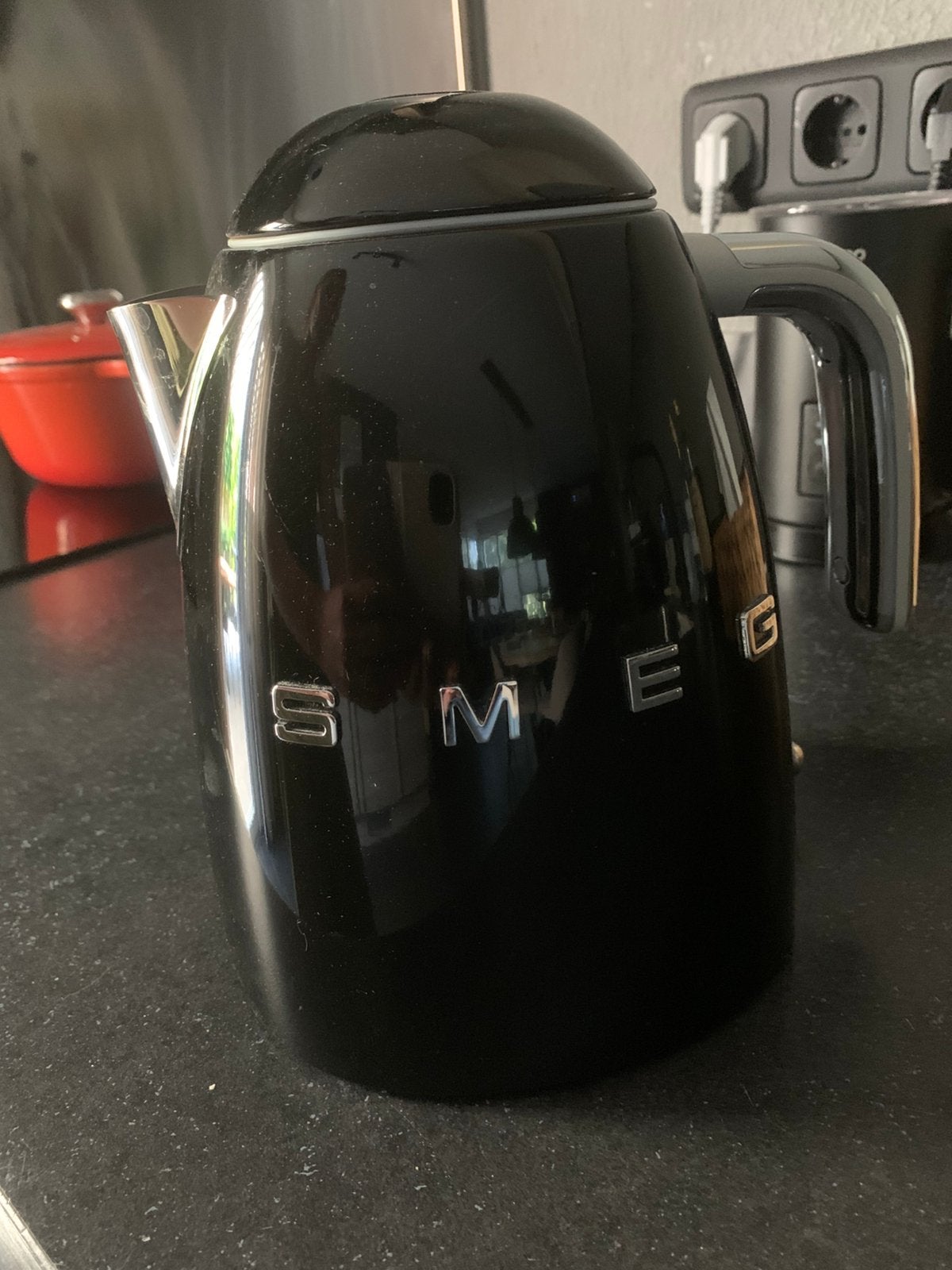 Smeg waterkoker, 1 tot 2 liter, Ophalen, Gebruikt