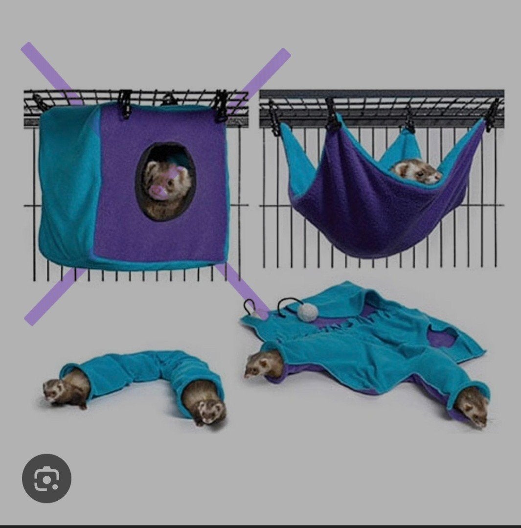 4-delige speelset voor fretten en ratten - NIEUW, Dieren en Toebehoren, Ophalen, Nieuw, Speelgoed