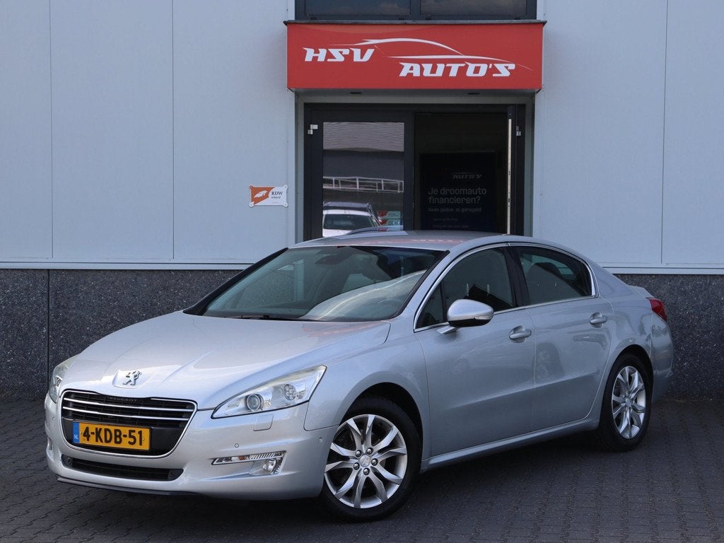 Peugeot 508 1.6 THP Allure airco LM *apk 03-2027*, Auto's, Peugeot, Euro 5, Parkeersensor, Gebruikt, Leder en Stof