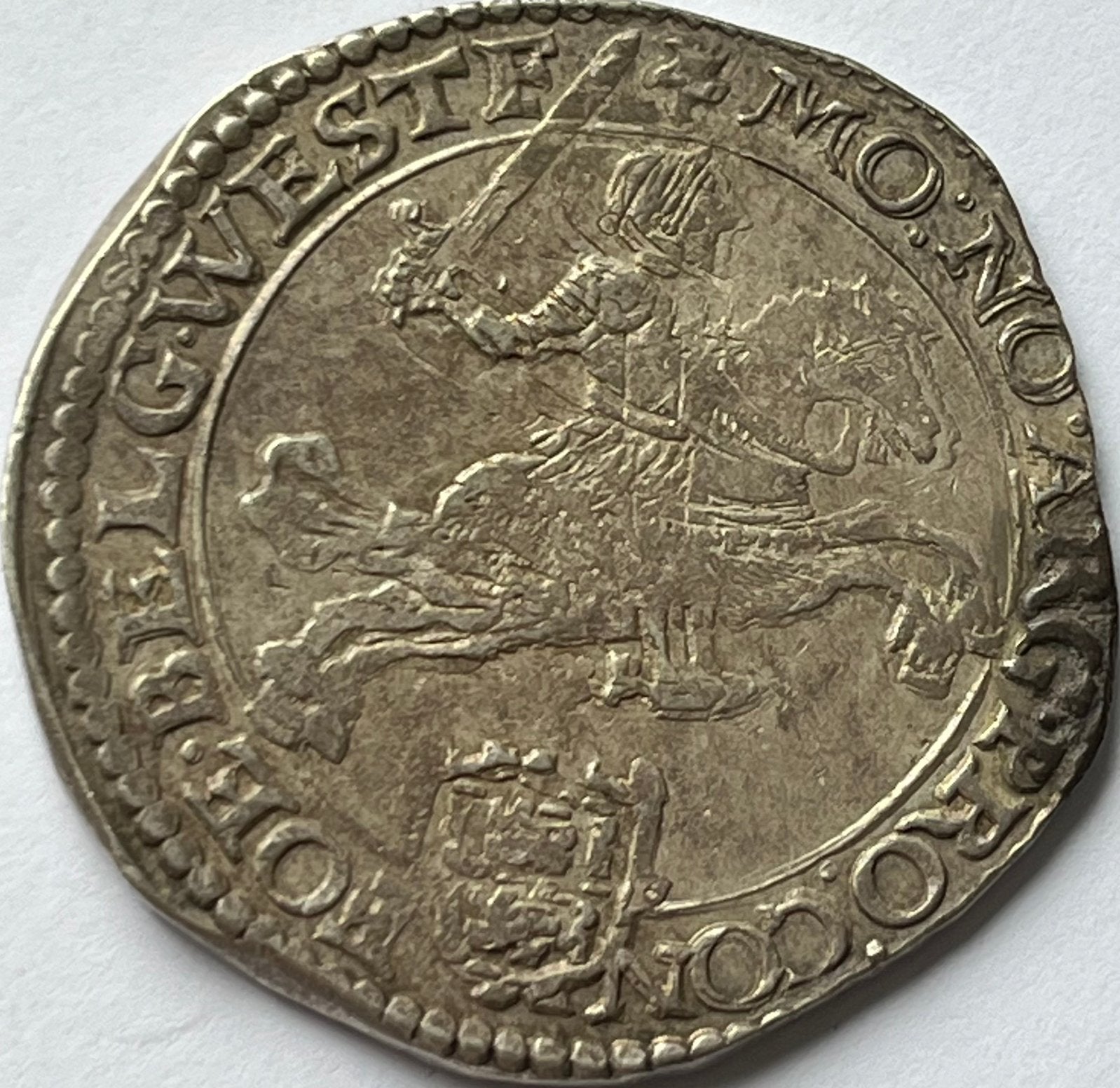 West-Friesland zeldzame dukaton 1666 zoals geslagen!, Postzegels en Munten, Munten | Nederland, Vóór koninkrijk, Zilver, Losse munt