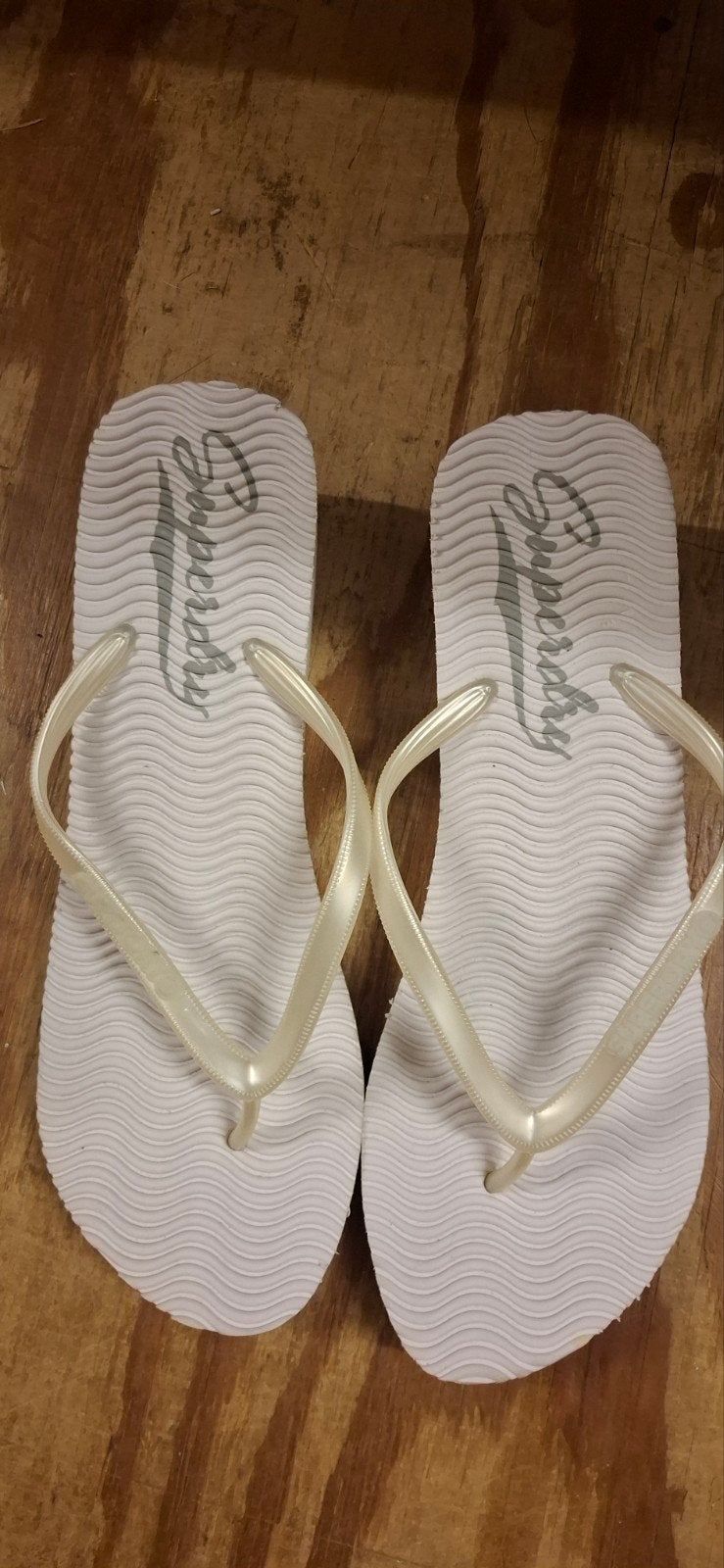 Superdry slippers met hak - maat L (40/41), Slippers, Superdry, Wit, Nieuw