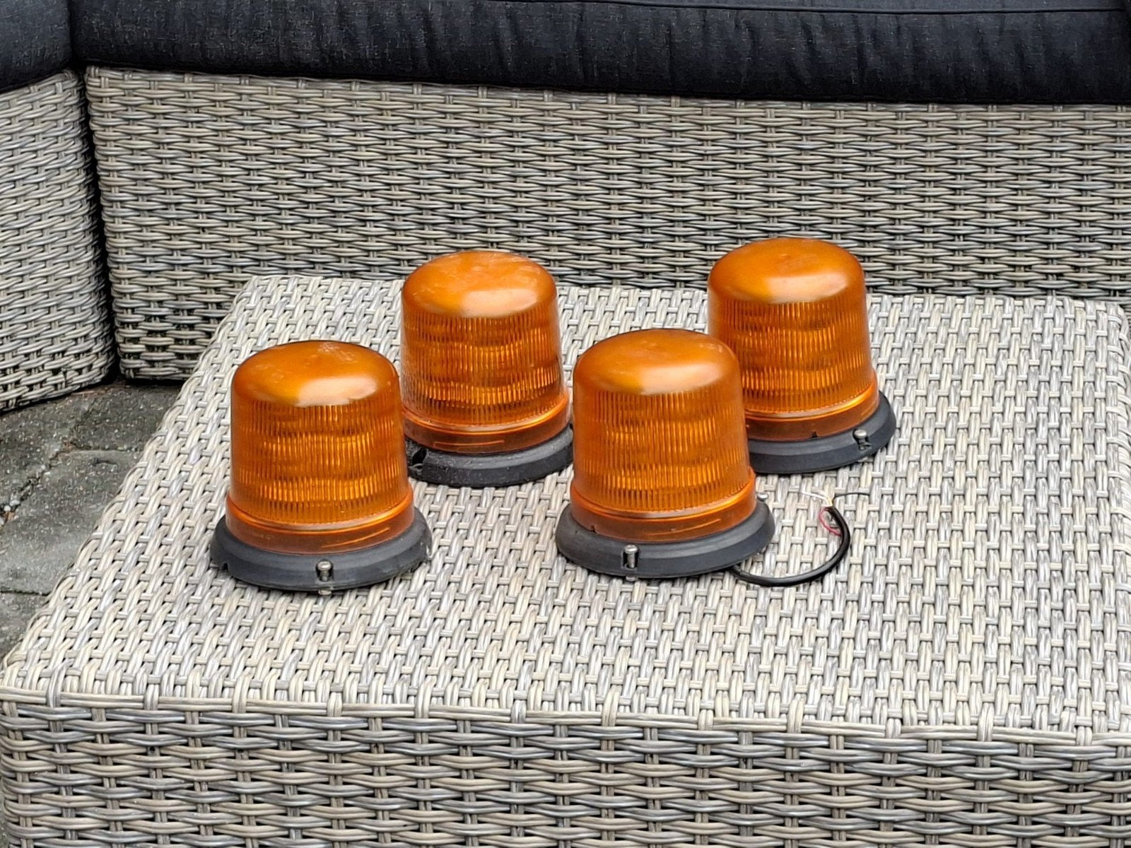 Axixtech B14 led flitslamp zwaailicht zwaailamp oranje, Ophalen, -, -, -