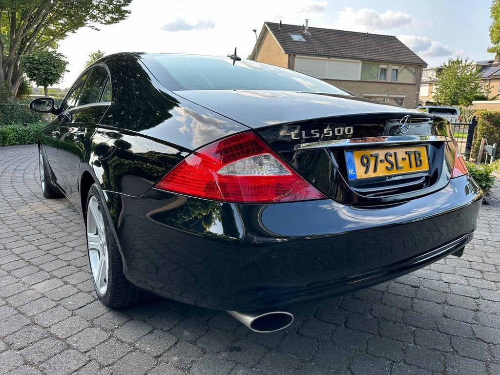 Mercedes-Benz CLS-klasse 500 Org NL, Leder, Massage, VOL!, Auto's, Mercedes-Benz, Automaat, Gebruikt, Zwart, Bedrijf