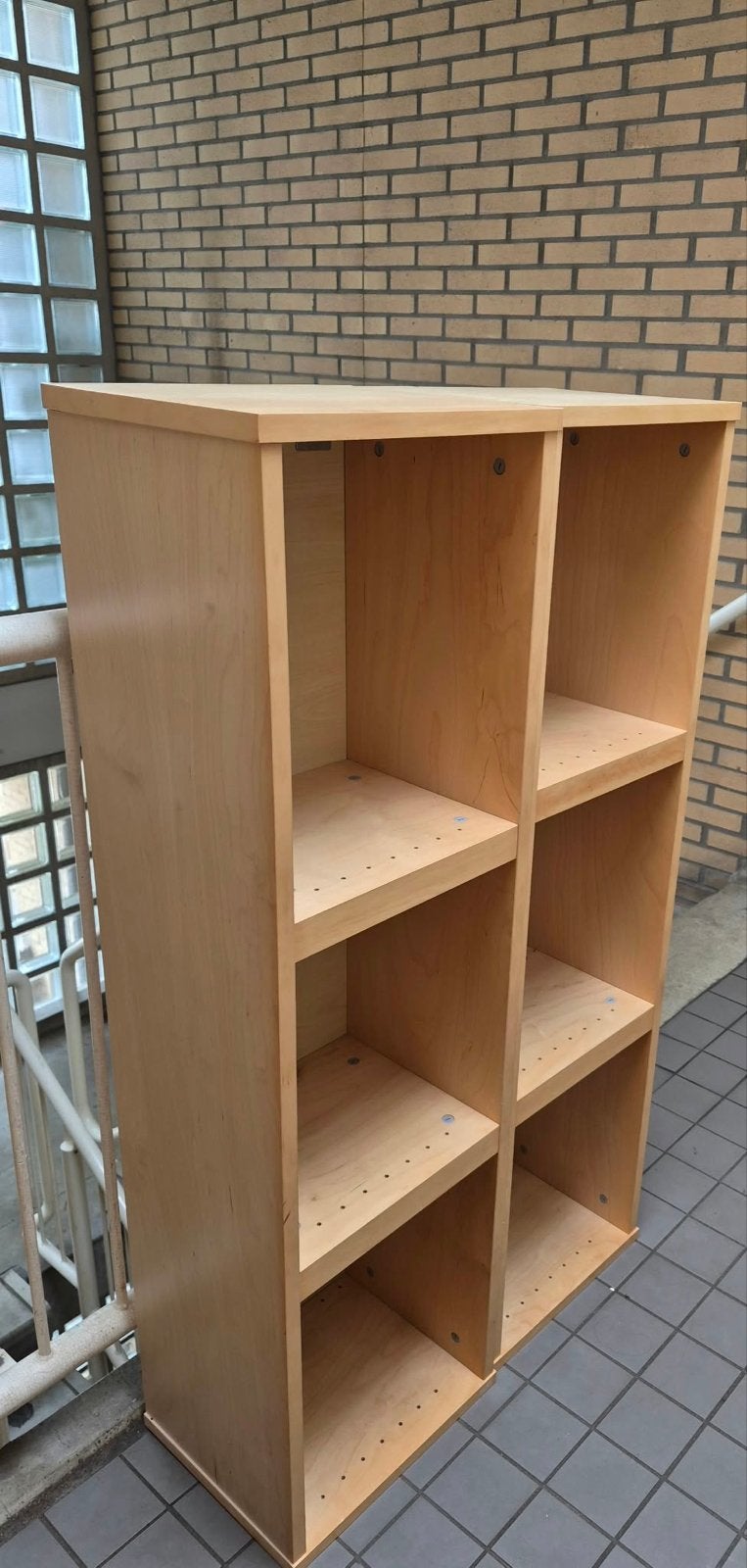 Kast - IKEA BILLY Boekenkast Berken, Ophalen, Met plank(en), Gebruikt, 50 tot 100 cm