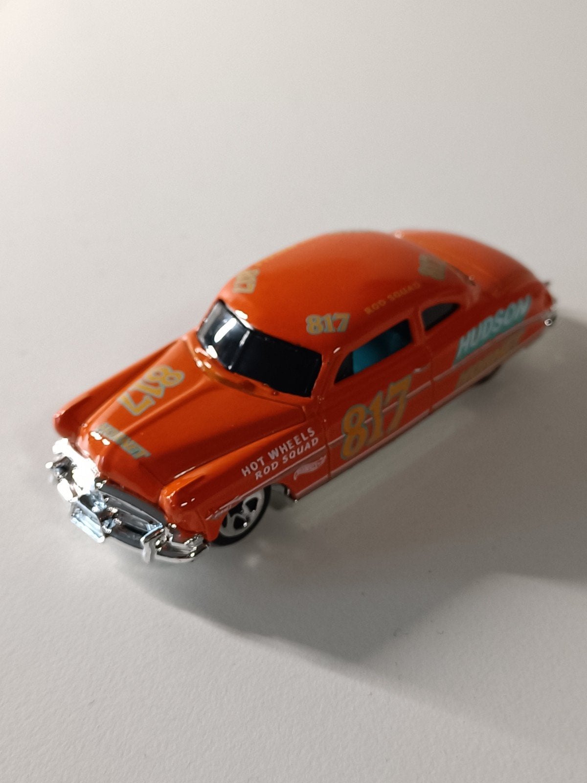 Hot Wheels Rod Squad Hudson Hornet Oranje Speelgoedauto, Ophalen of Verzenden, Zo goed als nieuw, Auto
