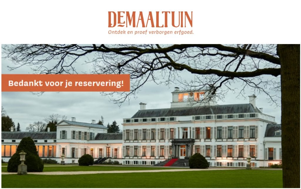 Met 4 personen dineren op Paleis Soestdijk op 27 november, Tickets en Kaartjes, Drie personen of meer