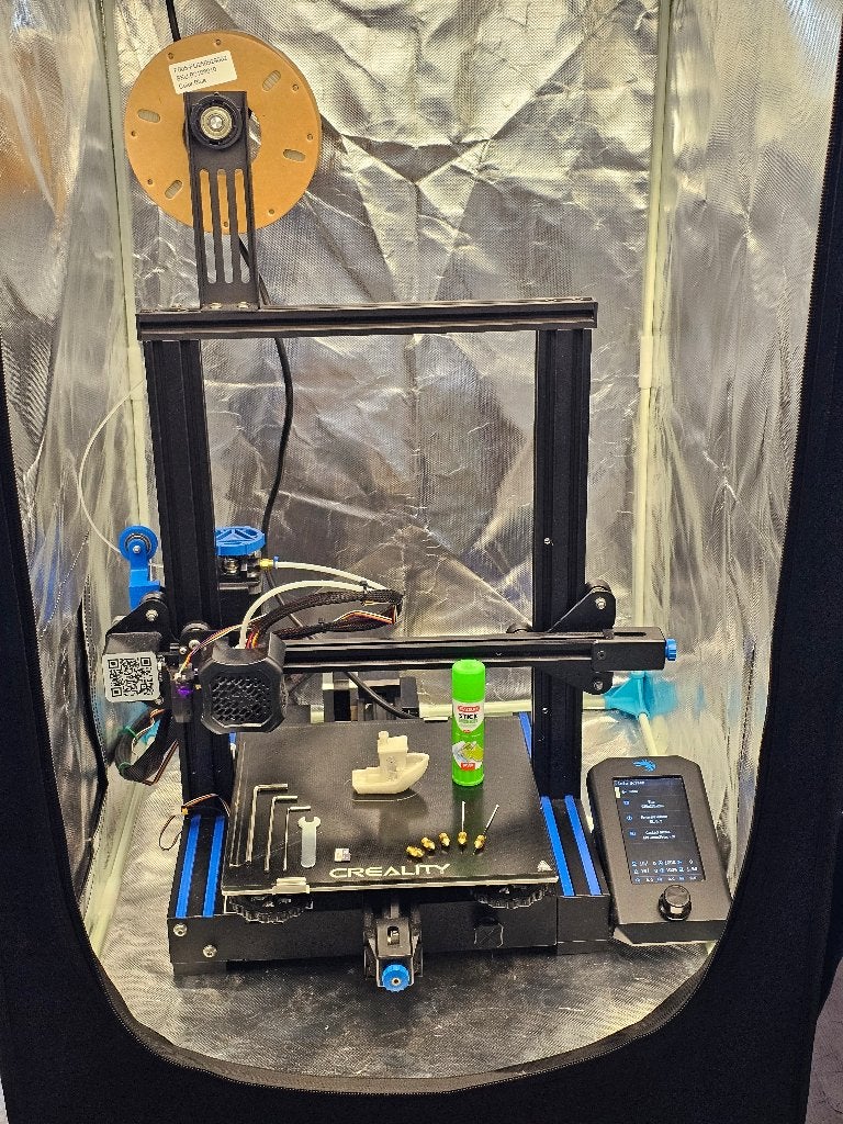 Creality Ender 3 V2 3D printer met CR Touch sensor, Ophalen, Creality Ender 3 V2, Zo goed als nieuw, Filament