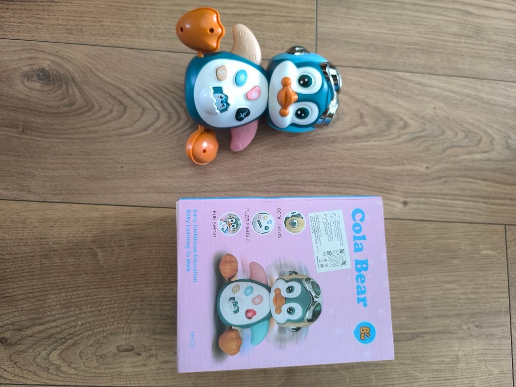leren baby pinguïn speelgoed, Ophalen of Verzenden, Nieuw, Overige typen, Met wieltjes