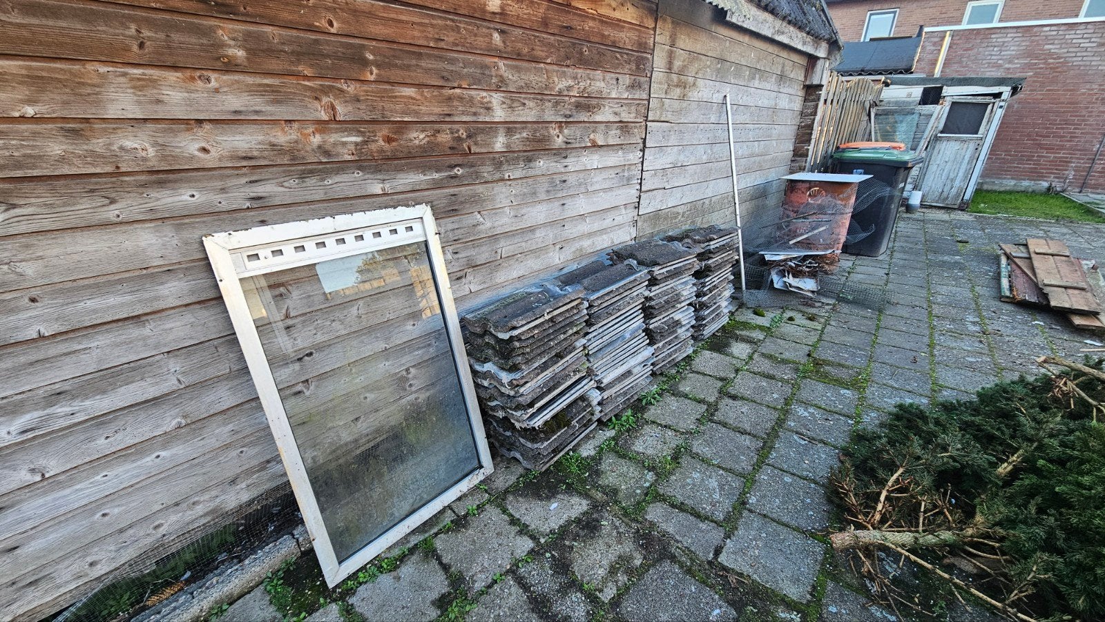 Dakpannen en kozijnen met ruiten, Ophalen, Gebruikt