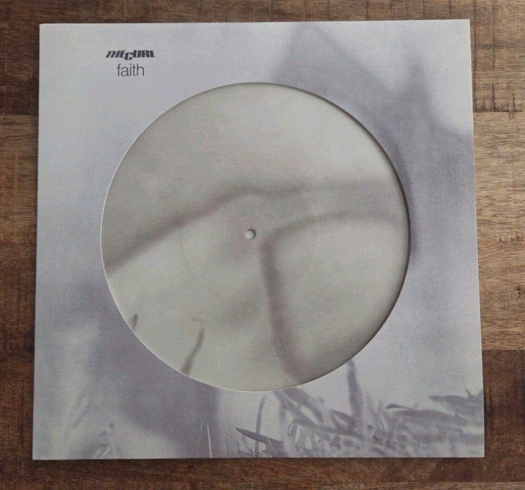 lp the cure faith, Cd's en Dvd's, Picture disc, Ophalen of Verzenden, Zo goed als nieuw, 12 inch