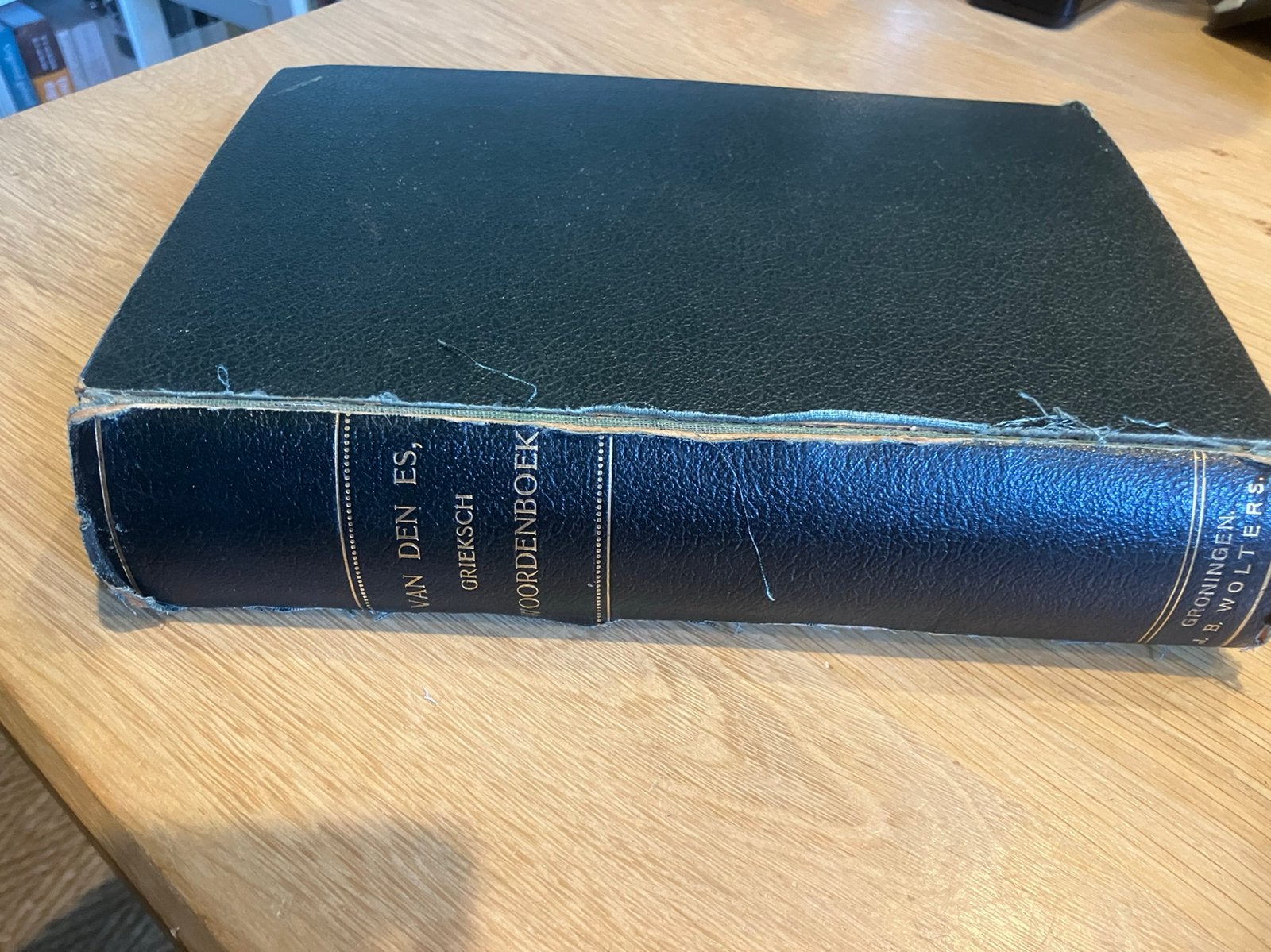 Grieksch woordenboek; Es, Dr.A.H.G.P.van, Boeken, Godsdienst en Theologie, Ophalen of Verzenden, Gelezen