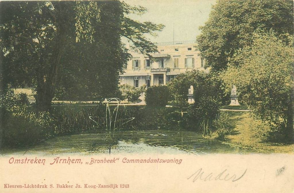 388-243-007 Arnhem Bronbeek Commandantswoning, Verzamelen, Verzenden, Voor 1920, Gelderland