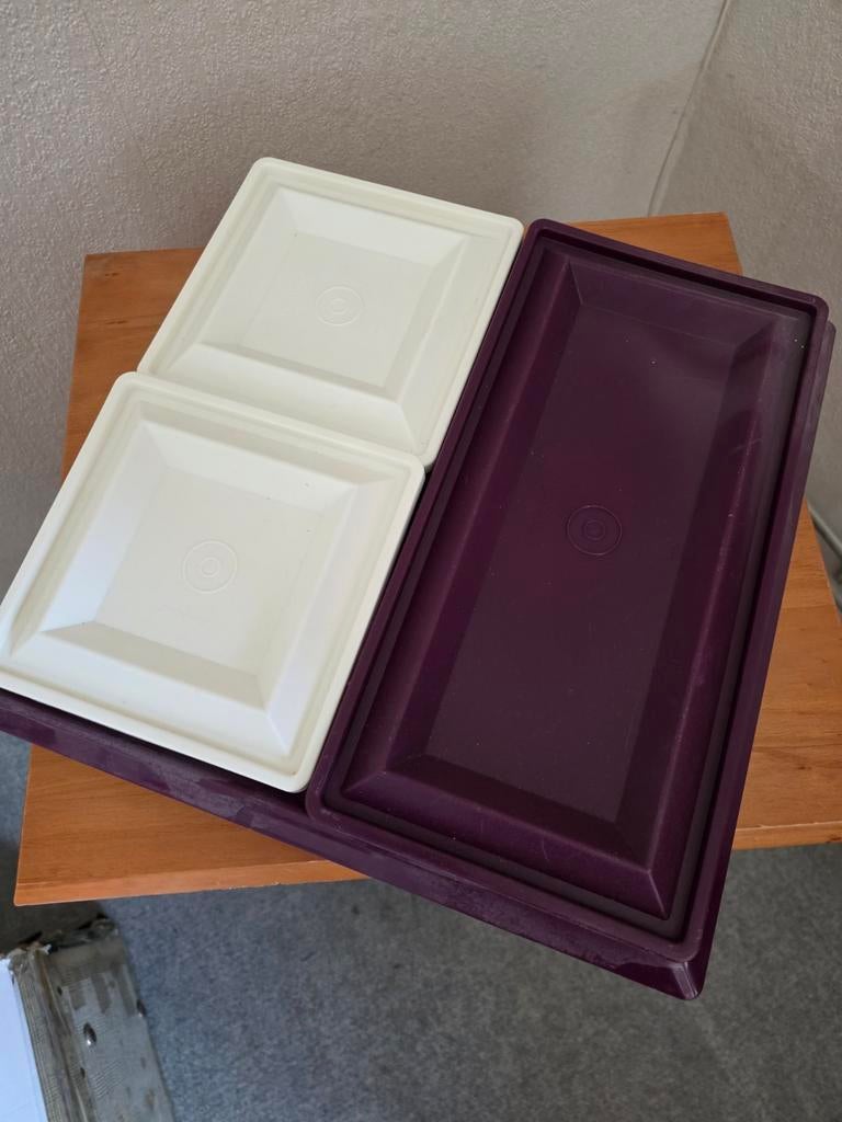 Tupperware uitzoeken!, Ophalen of Verzenden, Gebruikt, Wit, Schaal