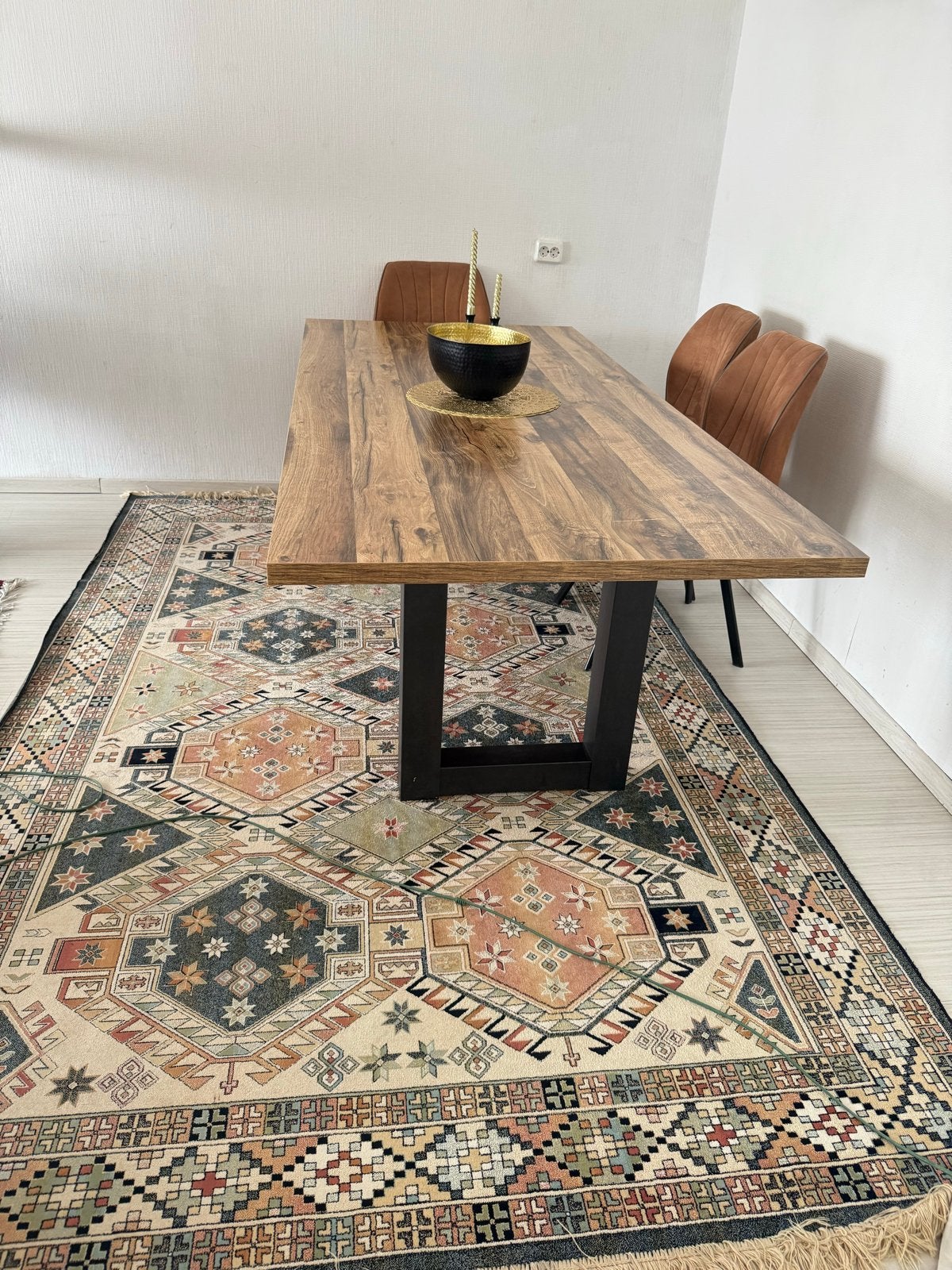 Prachtig Iraans kleed 2x, Gebruikt, Beige, 150 tot 200 cm, 200 cm of meer