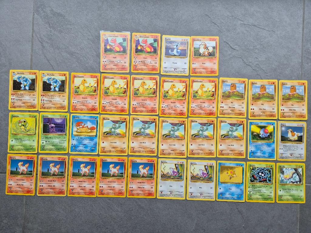 Classic Base Set & Fossil Pokémon cards (1999) - EN, Ophalen of Verzenden, Zo goed als nieuw, Meerdere kaarten