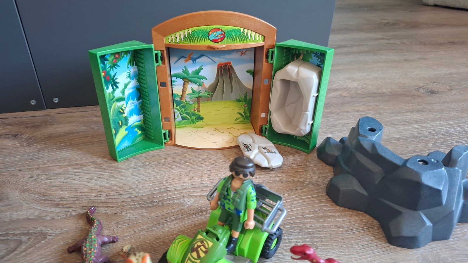 Playmobil Dinosaurus Set met Figuren en Accessoires, Kinderen en Baby's, Ophalen of Verzenden, Zo goed als nieuw, Jongen of Meisje