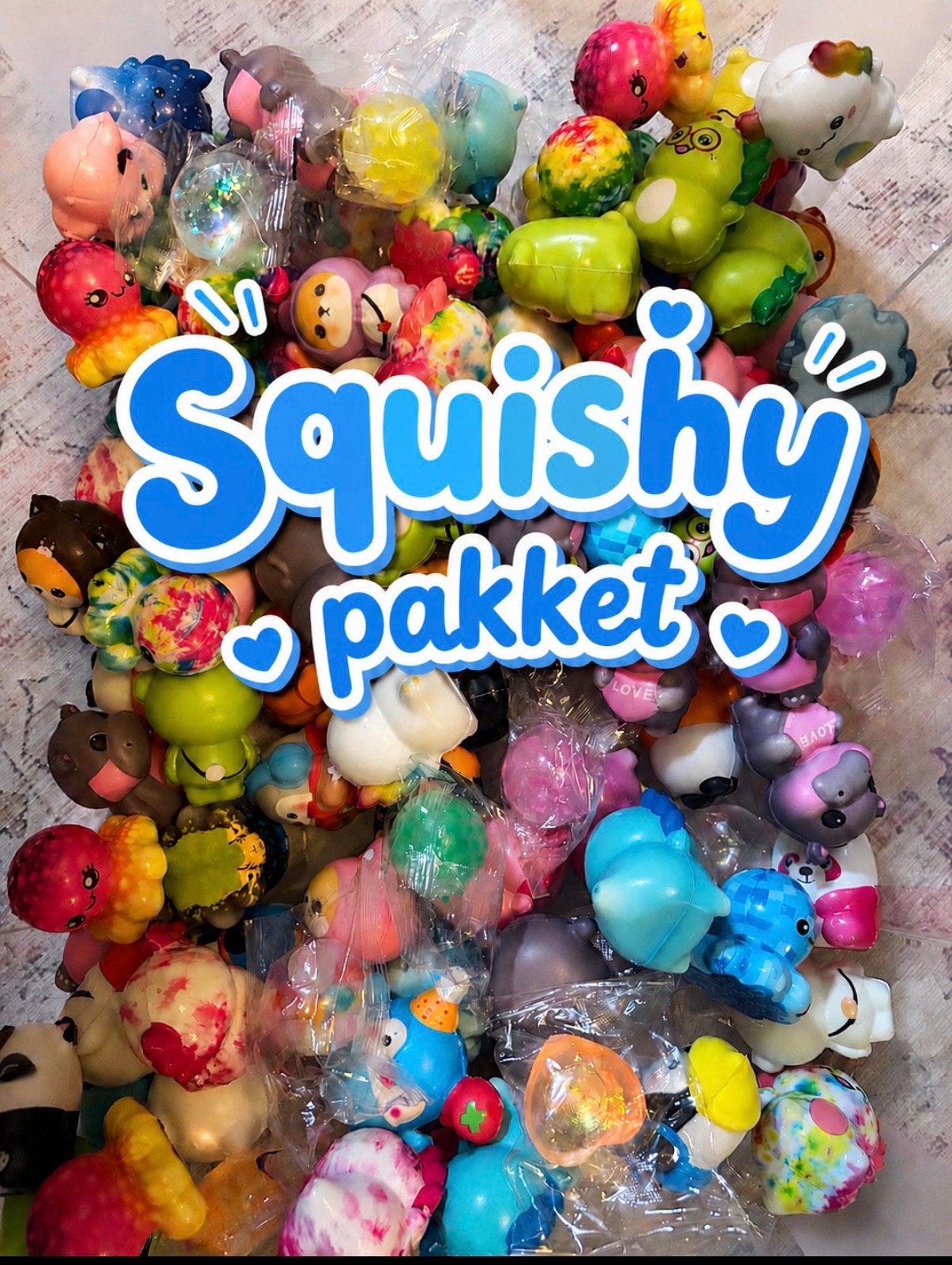 Squishy Verrassingspakket – 10 stuks, Ophalen of Verzenden, Nieuw, Jongen of Meisje