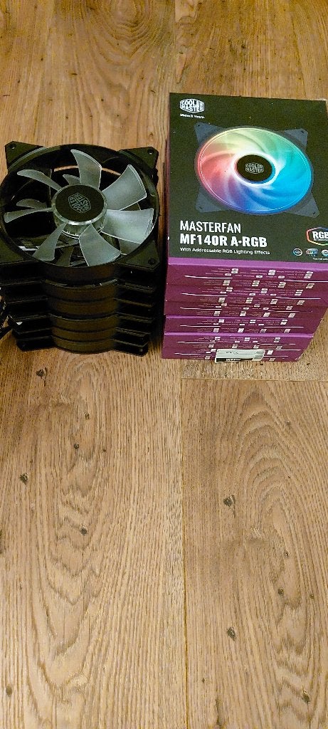 Cooler Master MasterFan MF140R ARGB, Ophalen of Verzenden, Zo goed als nieuw, Luchtkoeling
