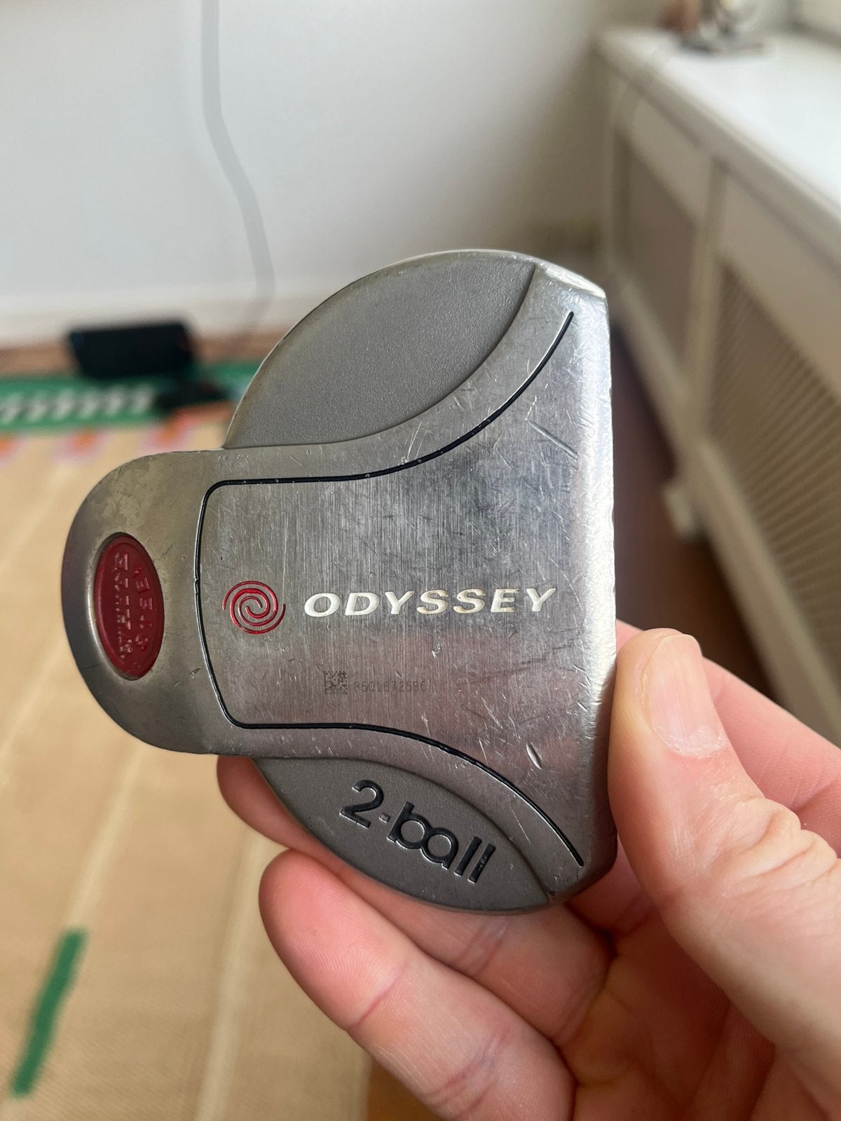 Odyssey 2-ball putter, Sport en Fitness, Ophalen of Verzenden, Zo goed als nieuw, Club, Callaway