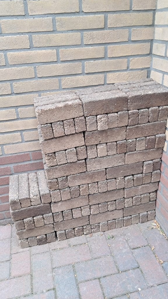 Kleine partij waaltjes, Ophalen, Gebruikt, Klinkers, Minder dan 5 m²